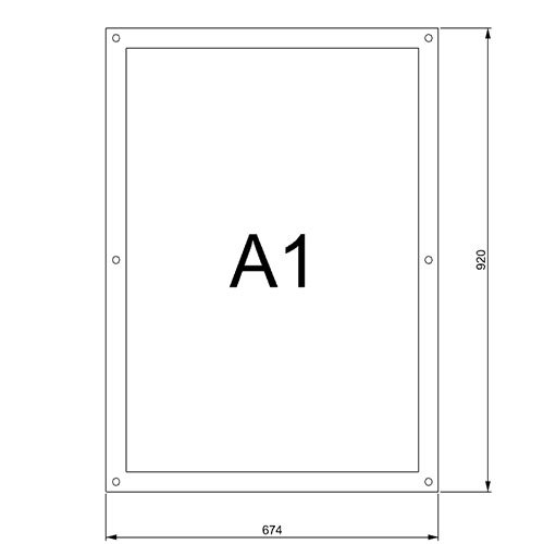 P34 亞加力海報架 Poster Holder 5 P34 亞加力海報架