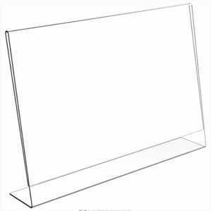 Acrylic poster holder