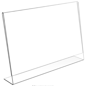 Acrylic poster holder