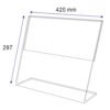 Acrylic poster holder