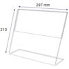 Acrylic poster holder