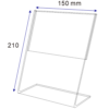 Acrylic poster holder