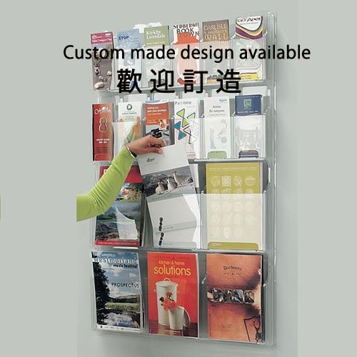 Acrylic leaflet holder