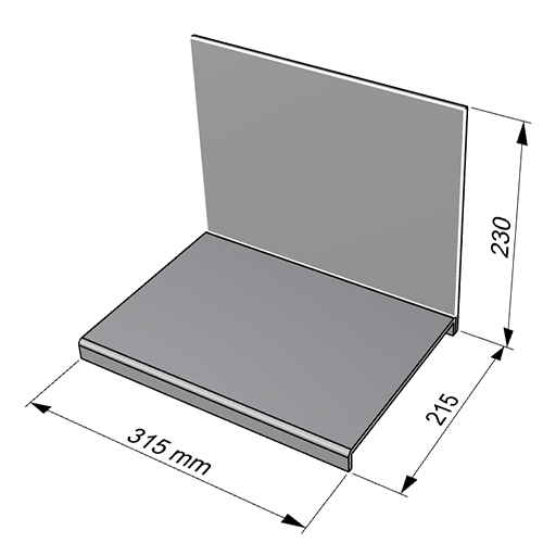 AD1A4 亞加力膠架 Display Stand 3 AD1A4 亞加力膠架