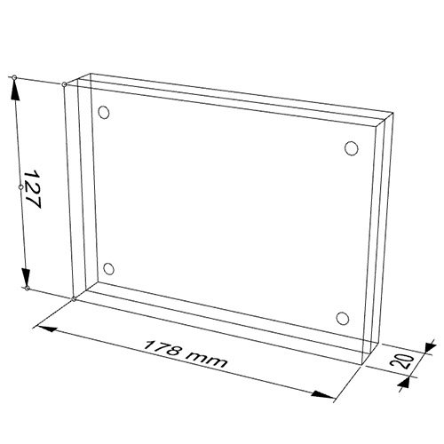 5R Acrylic Photo Frame
