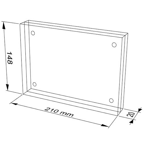 A5 Acrylic Photo Frame