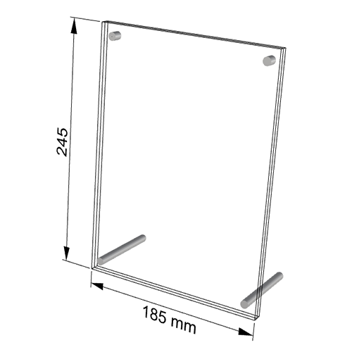 A5 Acrylic Photo Frame Size