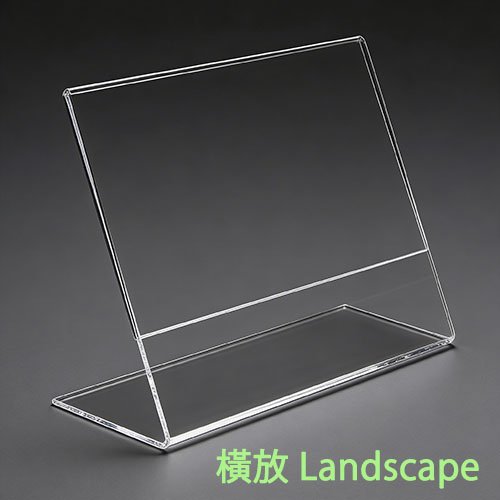 LS31 單張座 <br> L型, 標準紙張尺寸 2 A5 Acrylic Leaflet Stand