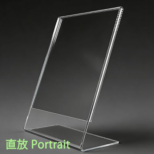 LS31 單張座 <br> L型, 標準紙張尺寸 3 A5 Acrylic Leaflet Stand
