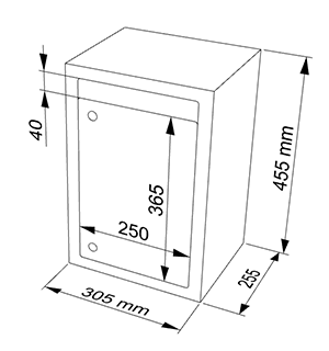 B77 tender box size