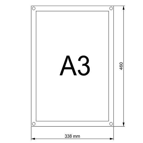 P32 Acrylic Poster Stand