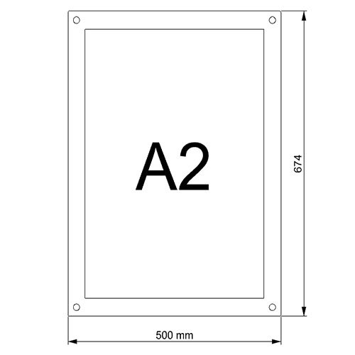 P33 Acrylic Poster Stand