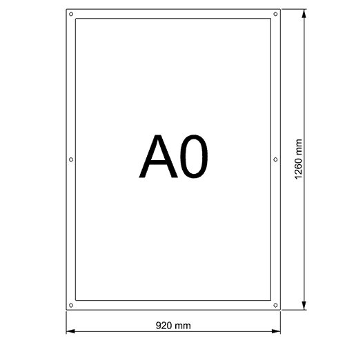 P35 Acrylic Poster Stand