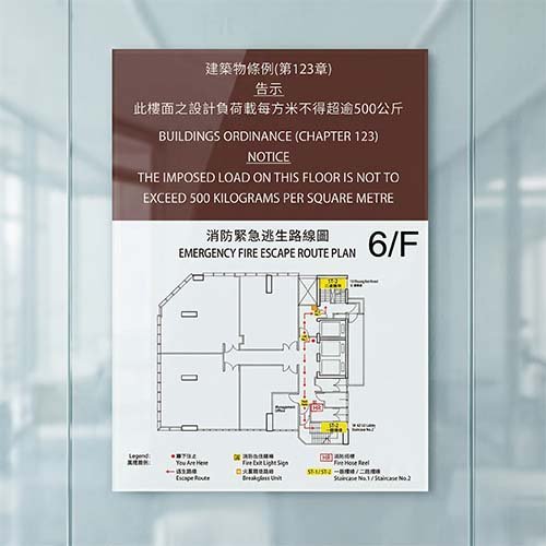 商場導向告示牌