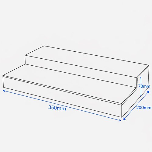 CS3 Acrylic Display Stand 5 CS3 Acrylic display stand size