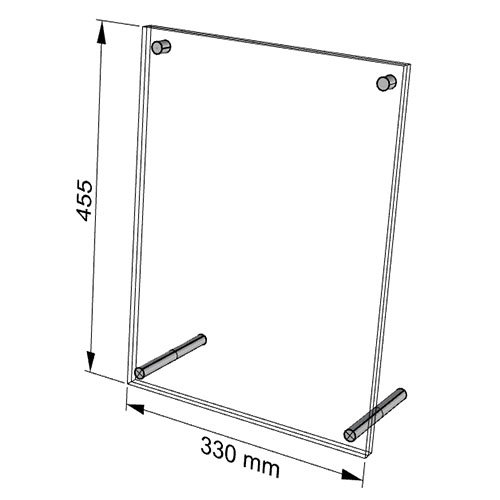 P23 Acrylic Poster Stand