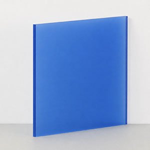 frosted acryic blue color
