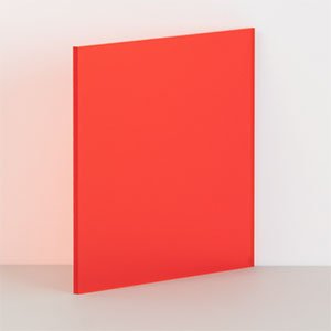 frosted acryic red color