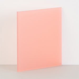 frosted acryic pink color