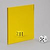 yellow acrylic mirror sheet