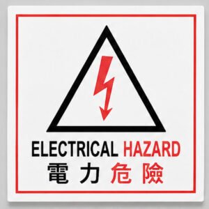 電力裝置告示牌