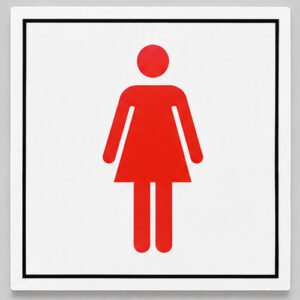 女洗手間指示牌