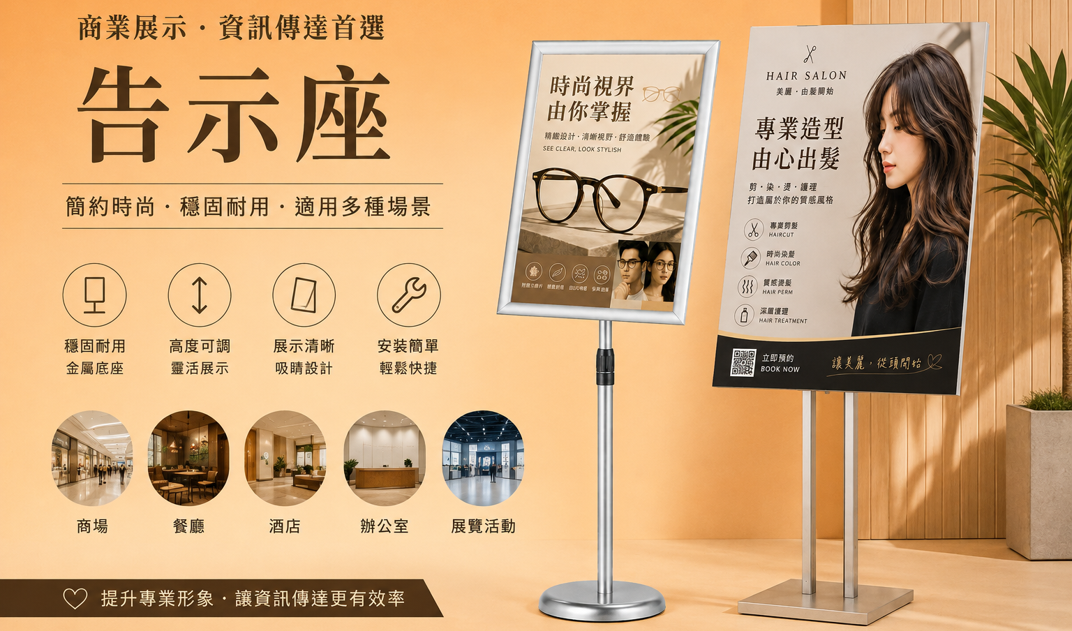 告示座banner